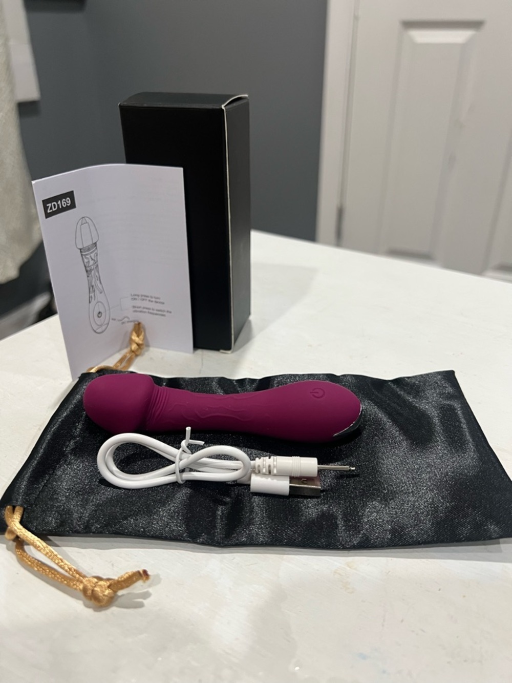 Purple Rechargeable Personal Massager - Unbranded